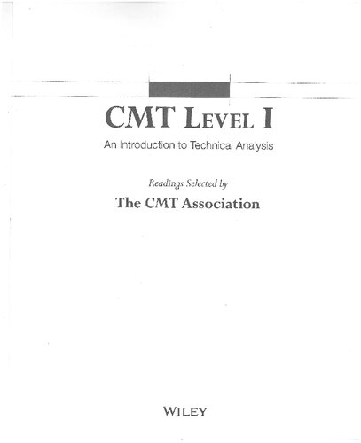 CMT Level I 2020 Ã¢â‚¬â€œ An Introduction to Technical Analysis