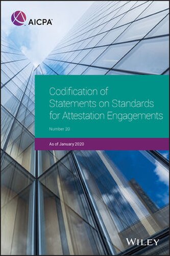 Codification of Statements on Standards for Attestation Engagements: 2020