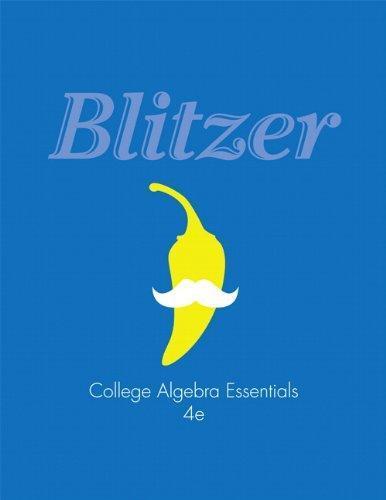 College Algebra Essentials 4Th Edition