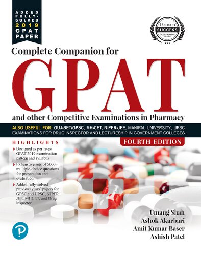 Complete Companion For GPAT &amp; Other Competitive Examinations In Pharmacy