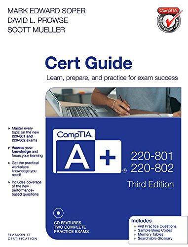 Comptia A 220 801 And 220 802 Cert Guide 3Rd Edition