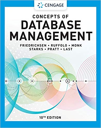 Concepts of Database Management 10th Edition