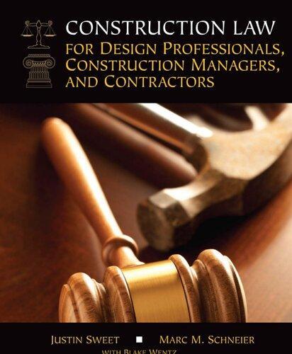 Construction Law For Design Professionals Construction Managers And Contractors