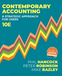 Contemporary Accounting 10th Edition