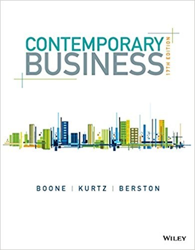 Contemporary Business, 17th Edition by Louis E. Boone