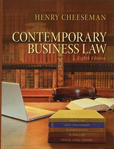 Contemporary Business Law 8th Edition