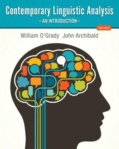 Contemporary Linguistic Analysis An Introduction 8Th Edition