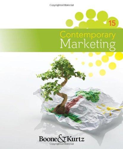 Contemporary Marketing 15Th Edition