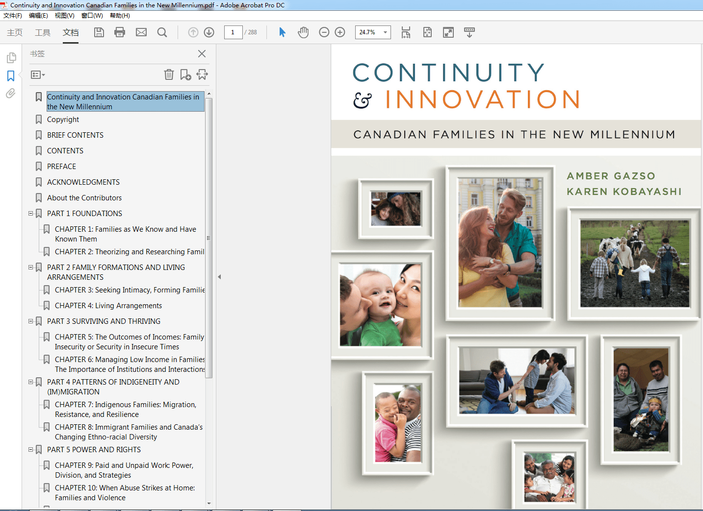 Continuity and Innovation: Canadian Families in the New Millennium