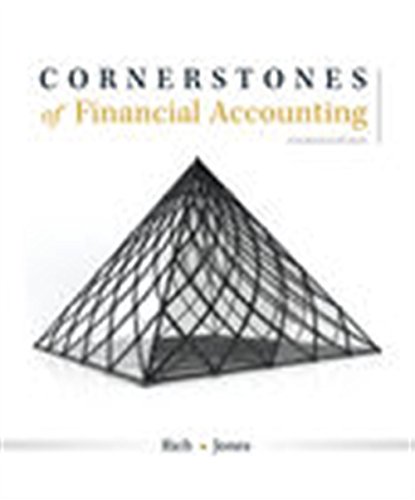 Cornerstones Of Financial Accounting