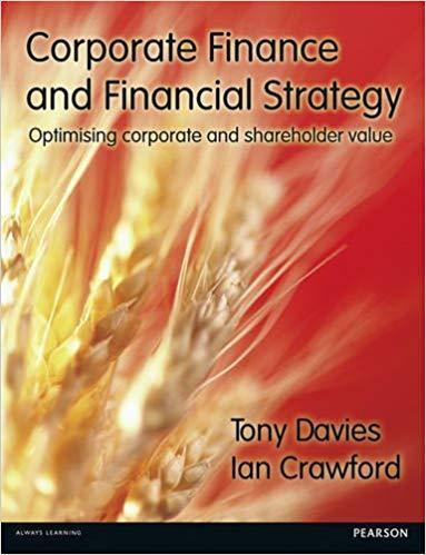 Corporate Finance Financial Strategy Optimising Corporate Shareholder Value