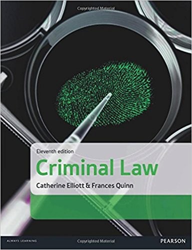 Criminal Law 11th Edition by Catherine Elliott