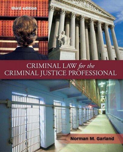 Criminal Law For The Criminal Justice Professional 3Rd Edition
