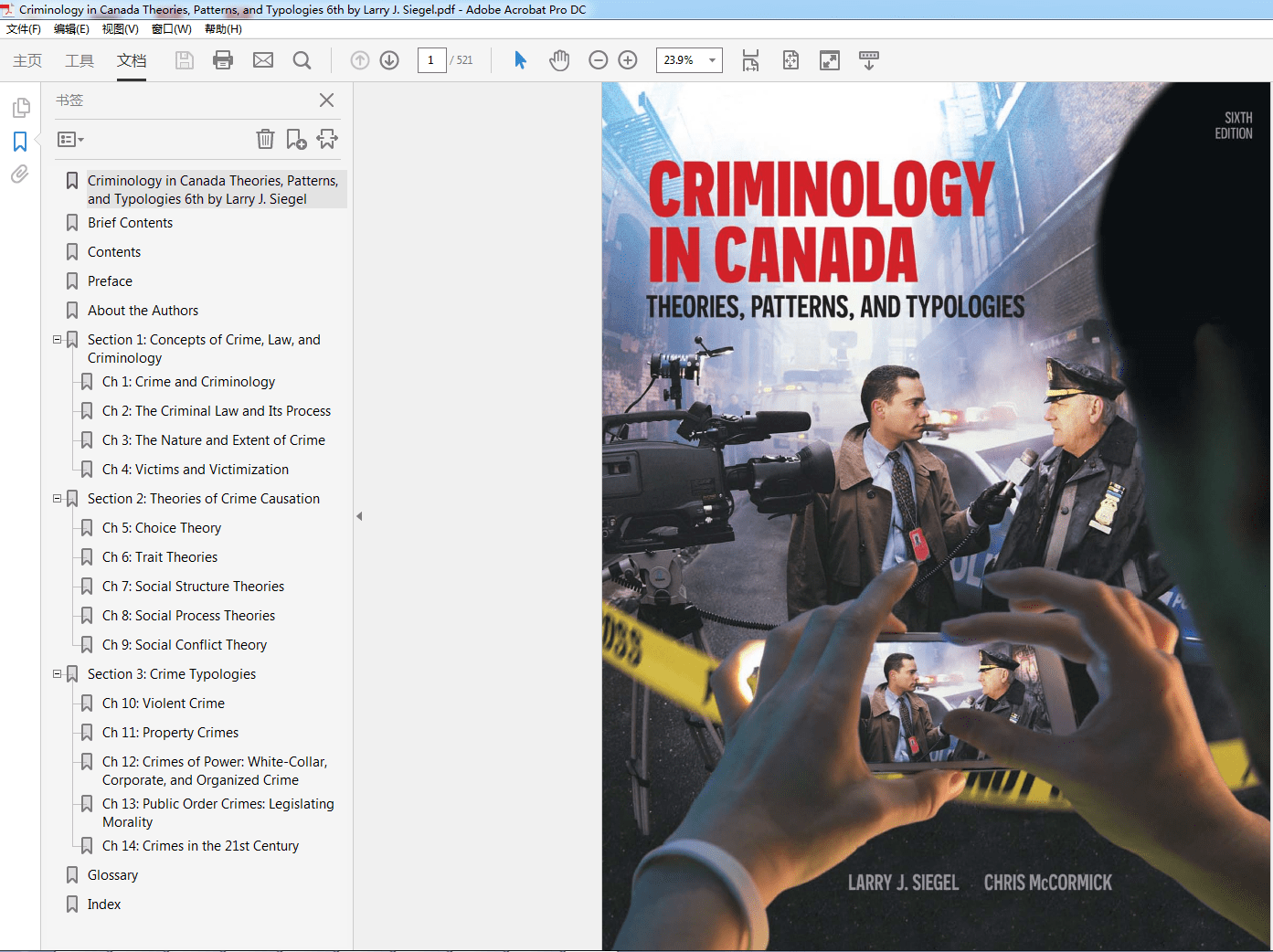 Criminology in Canada Theories, Patterns, and Typologies 6th Edition