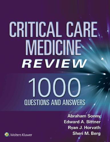 Critical Care Medicine Review 1000 Questions And Answers