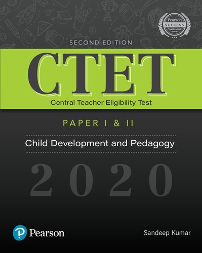 CTET Central Teacher Eligibility Test Child Development and Pedagogy 2020 Paper I &amp; II