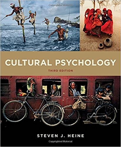 Cultural Psychology 3rd edition by Steven J Heine