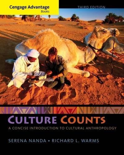 Culture Counts A Concise Introduction To Cultural Anthropology 3Rd Edition
