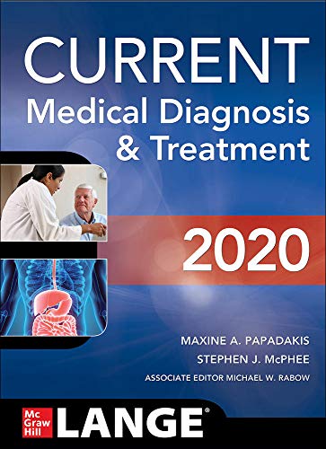 CURRENT Medical Diagnosis and Treatment 2020 59th Edition <br>