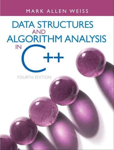 Data Structures &amp; Algorithm Analysis in C++
