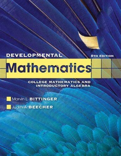Developmental Mathematics 8Th Edition