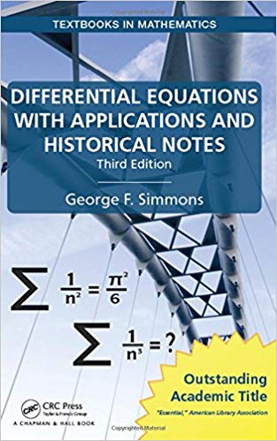 Differential Equations with Applications and Historical Notes 3rd Edition