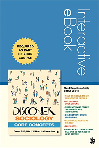 Discover Sociology Core Concepts 1st Edition by Daina S Eglitis