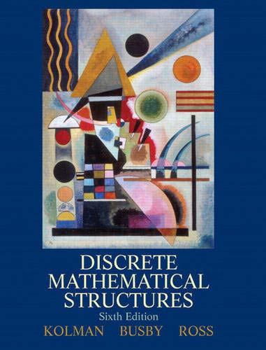 Discrete Mathematical Structures 6th Edition by Bernard Kolman