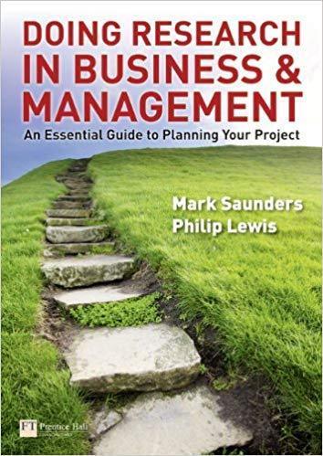 Doing Research In Business And Management An Essential Guide To Planning Your Project