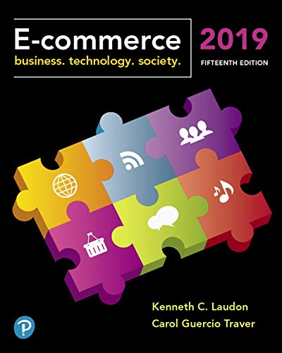 E-Commerce Business, Technology, Society 2019