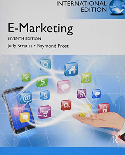 E-marketing International Editions 7th by Judy Strauss