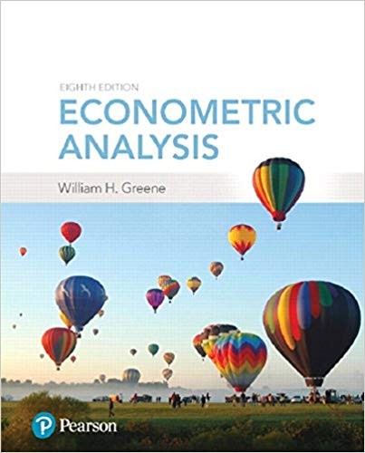 Econometric Analysis 8th Edition by William H. Greene