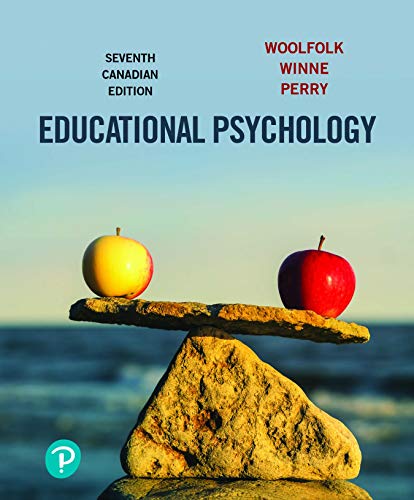 Educational Psychology, Seventh Canadian Edition 7th Edition