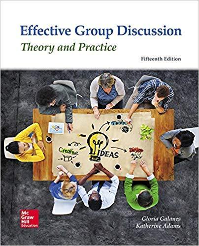 Effective Group Discussion Theory And Practice 4Th Edition