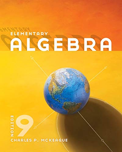 Elementary Algebra (9th Edition)