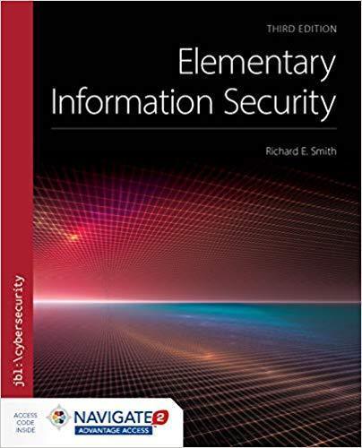 Elementary Information Security 3Rd Edition