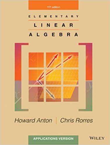 Elementary Linear Algebra 11th Edition