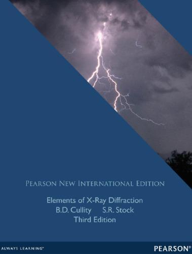 Elements Of X Ray Diffraction 3Rd Edition