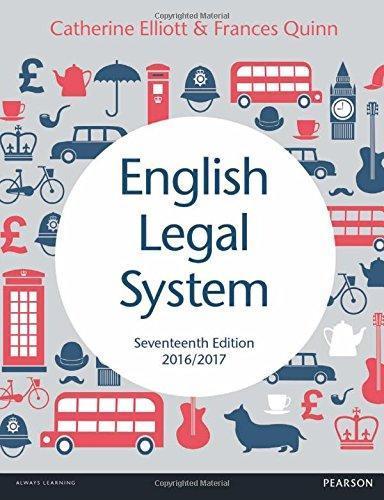 English Legal System 2016 2017