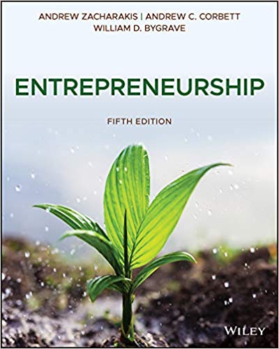 Entrepreneurship, 5th Edition by Andrew Zacharakis