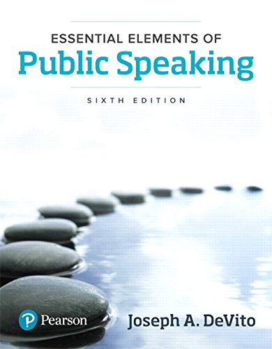 Essential Elements of Public Speaking (6th Edition) 6-edition