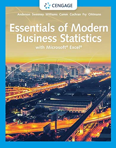 Essential Modern Business Statistics W/Ms Excel