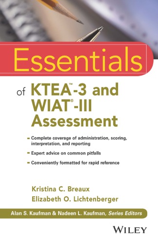 Essentials of Ktea-3 and Wiat-III Assessment