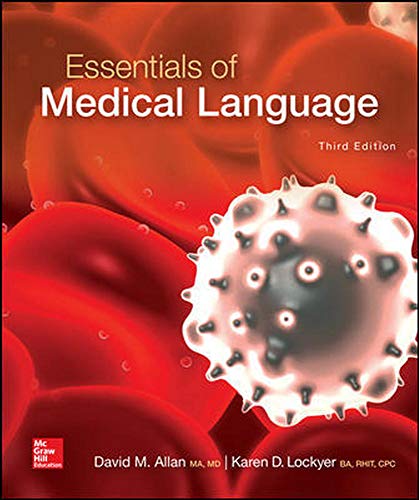 Essentials of Medical Language (P.S. Health Occupations) 3-edition