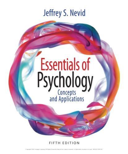 Essentials Of Psychology Concepts And Applicationsth 5Th Edition