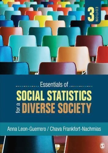 Essentials Of Social Statistics For A Diverse Society 3Rd Edition