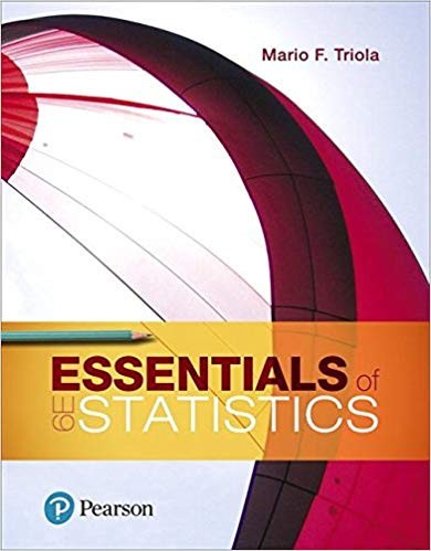 Essentials of Statistics 6th Edition by Mario F. Triola