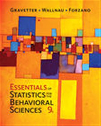 Essentials Of Statistics For Behav Sci