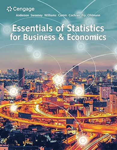 Essentials Of Statistics For Business And Economics
