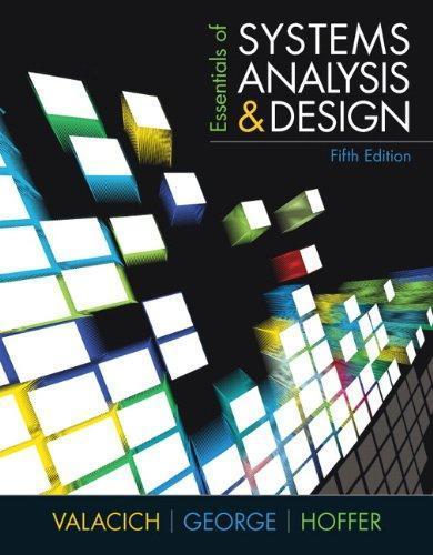Essentials Of Systems Analysis And Design 5Th Edition